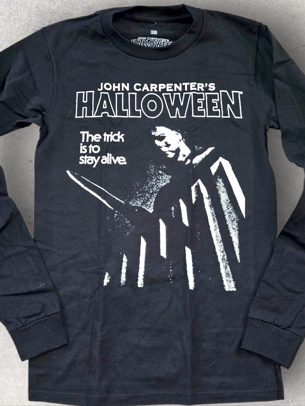 XS - NWOT Official John Carpenter’s Halloween Long Sleeve Graphic Tee (Unisex)